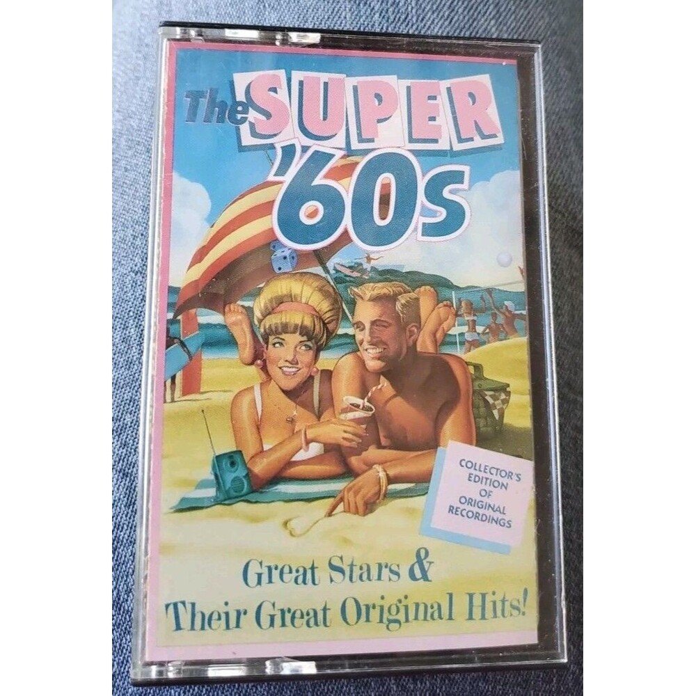 The Super '60s, Great Stars & Their Great Original Hits (1989) Cassette Tape